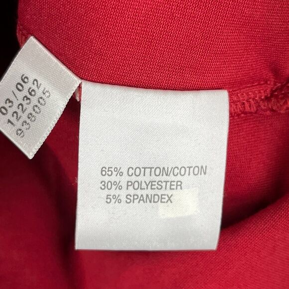 Adidas Shirt Mens Medium Red Polo Rugby Short-Sleeve Golf Club Climalite Stretch - Picture 7 of 11